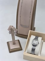 ساعات كارتير النسائية مع حلق وسلسال