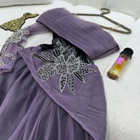 فستان سهرة بنفسجي