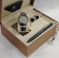 طقم رجالي ⚡ ساعه ستيل صب. تصميم الرولكس