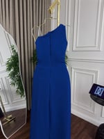 فستان لكرا أزرق