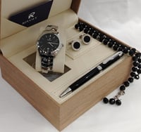 طقم رجالي ⚡ ساعه ستيل صب. تصميم الرولكس