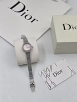 ساعات ديور النسائية حصير الحجم الميني