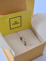 خاتم فندي هاي كولاتي بالونين الذهبي والمكس