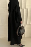 القماش كريب ملكي +طرحة