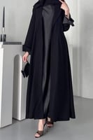 القماش كريب ملكي+تفته مع فستان داخلي تفته +طرحه