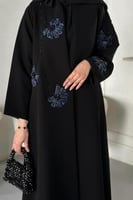 القماش كريب ملكي + طرحة