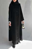 القماش كريب ملكي +طرحة