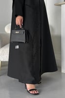 القماش تفته مطفي +طرحة