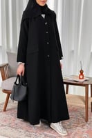 القماش كريب كوبا + بطانه داخليه + طرحة