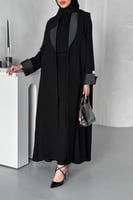 القماش كريب ملكي + طرحة