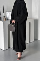 القماش كريب ملكي + طرحة