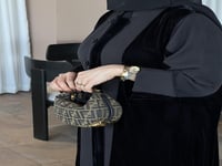 القماش مخمل + جاكار + طرحة