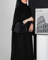 القماش كريب ملكي +طرحة