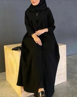 القماش كريب كوبا + طرحة