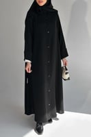 القماش كريب ملكي +طرحة