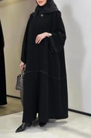 القماش كريب ملكي + طرحة