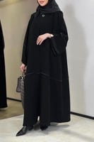 القماش كريب ملكي + طرحة