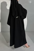 القماش كريب ملكي +طرحة