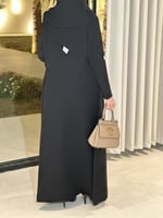 القماش كريب ملكي +طرحة