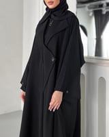 القماش كريب ملكي +طرحه