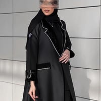 القماش تفته + مخمل + طرحة