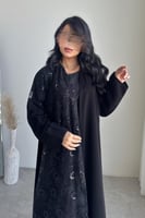 عباية شيخة – كريب ملكي ربع كلوش