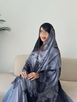 عباية إيلين – شيفون مبطن صيفي ربع كلوش