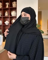 طرحة مبطنة - ربع قطن