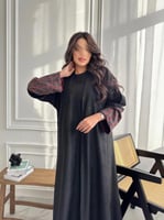 عباية شامواهـ شتوي مع أكمام كشميري