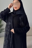 عباية شيخة – كريب ملكي ربع كلوش