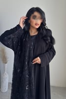 عباية شيخة – كريب ملكي ربع كلوش