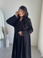 عباية الجوهرة – كريب ملكي ربع كلوش