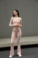 RUFFLE SET – BABY PINK