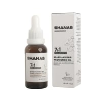 زيت شنب لتغذية وتقوية اللحية والشعر 7 في 1 - SHANA...
