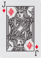 ورق لعب بلوت زيبرا كينج سلاير