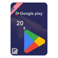 بطاقة قوقل بلاي 20 دولار