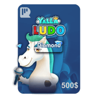 بطاقة شحن يلا لودو - 500 دولار ألماس