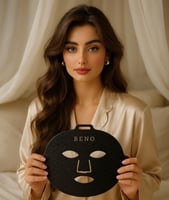 للحجز قناع الوجه بتقنية الاضواء