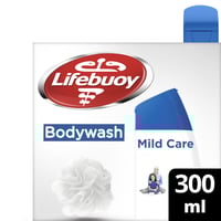 لايفبوي غسول جسم عناية ناعمة 300 مل + ليفة