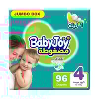 بيبي جوي مقاس (4) صندوق جامبو 96 حفاضة