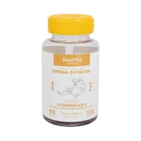سي ميكس حلوي مضغ بالاوميجا -3 وفيتامين ه 60 حبة