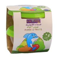 لاكتونك مهروس 3 فواكة +6 شهور 2*130جرام