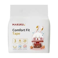 ماكوكو كمفورت فيت حفايض للاطفال مقاس 3 - 28 حفاضه