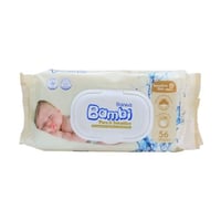 سانيتا بامبي مناديل مبللة للبشرة الحساسة 56 منديل