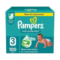 بامبرز صندوق رقم (3) ضخم 100 قطعة