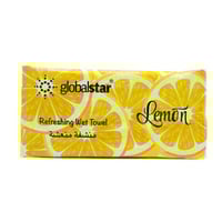 جلوبال ستار منشفة منعشة برائحة الليمون