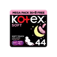 كوتكس ماكسي سوفت الليلية ٤٤ فوطة