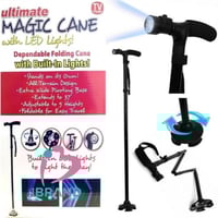 عكاز مع كشاف ماجيك