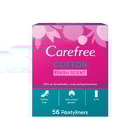 كيرفري حفائظ قطن اكستراكت فريش 56 قطعة