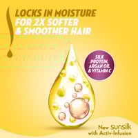 صنسيلك شامبو نعومة وانسيابية خيالية للشعر الجاف 40...